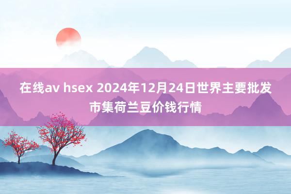 在线av hsex 2024年12月24日世界主要批发市集荷兰豆价钱行情